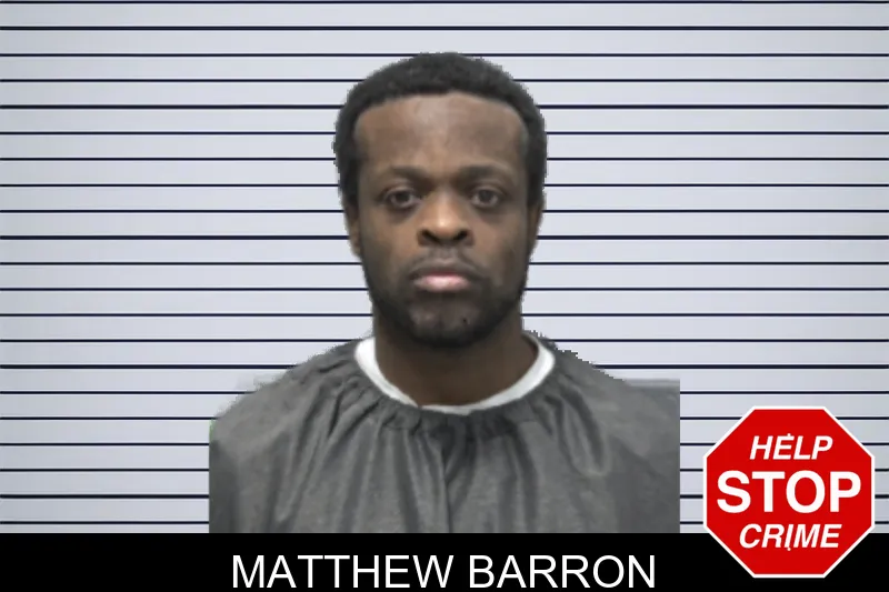 Matthew Barron mugshot