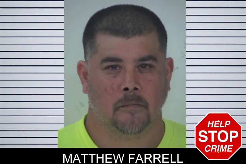 Matthew Farrell mugshot