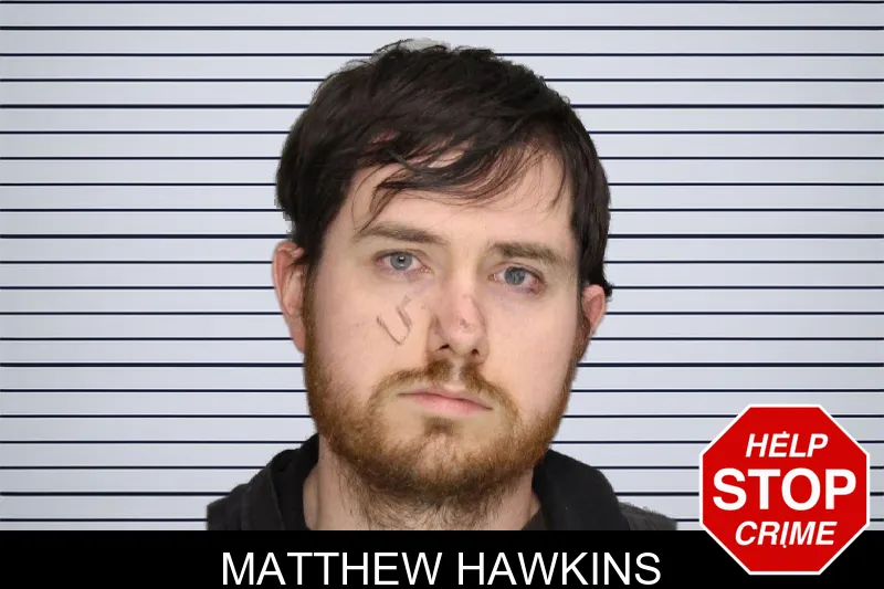 Matthew Hawkins mugshot