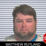 Matthew Rutland mugshot