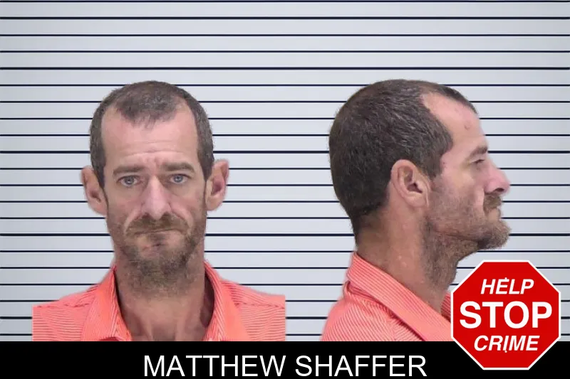 Matthew Shaffer mugshot