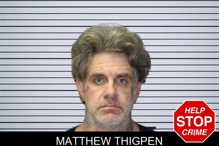 Matthew Thigpen mugshot – Thomas County , Georgia Matthew Thigpen