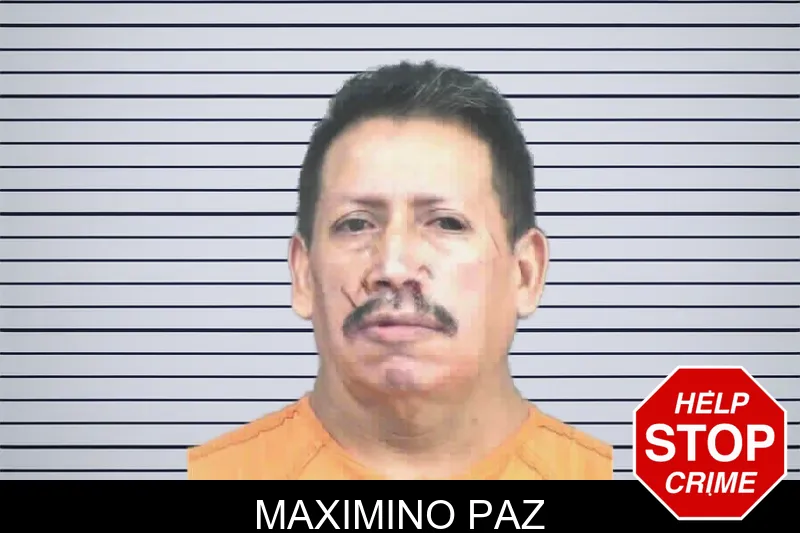 Maximino Paz mugshot