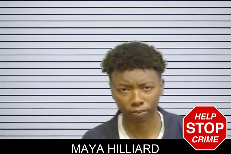 Maya Hilliard mugshot