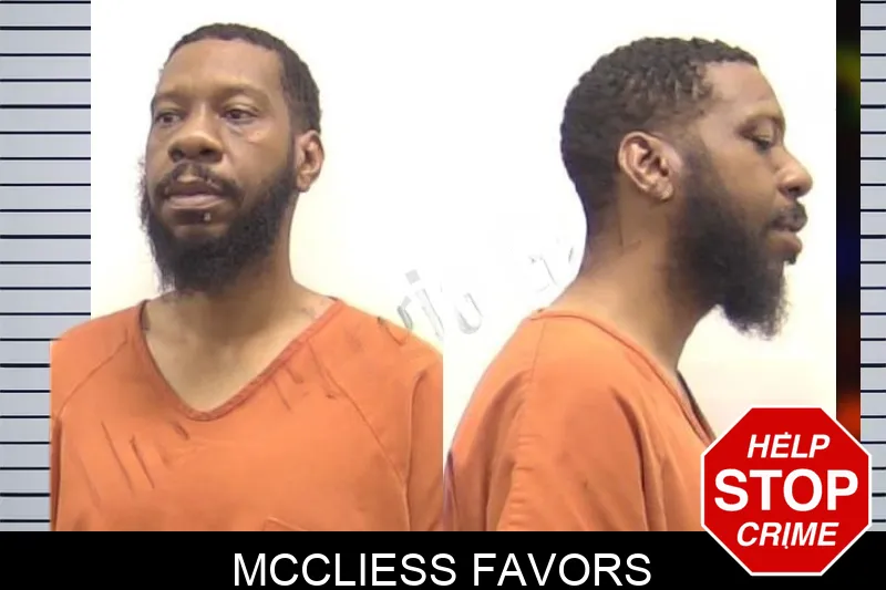 McCliess Favors mugshot
