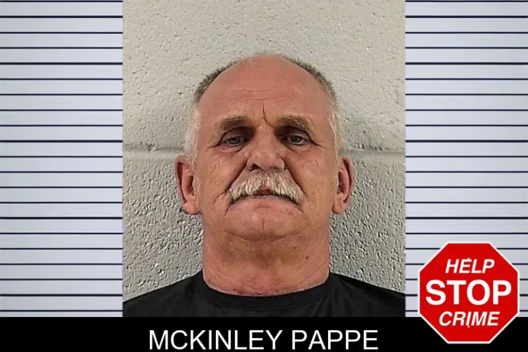 McKinley Pappe mugshot – Elbert County , Georgia McKinley Pappe