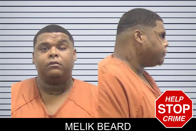 Melik Beard mugshot