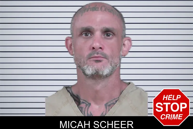 Micah Scheer mugshot