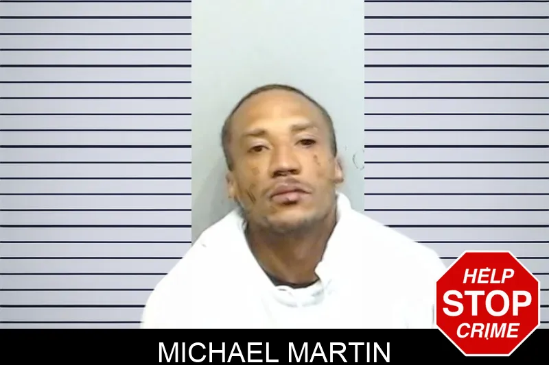 Michael Martin mugshot