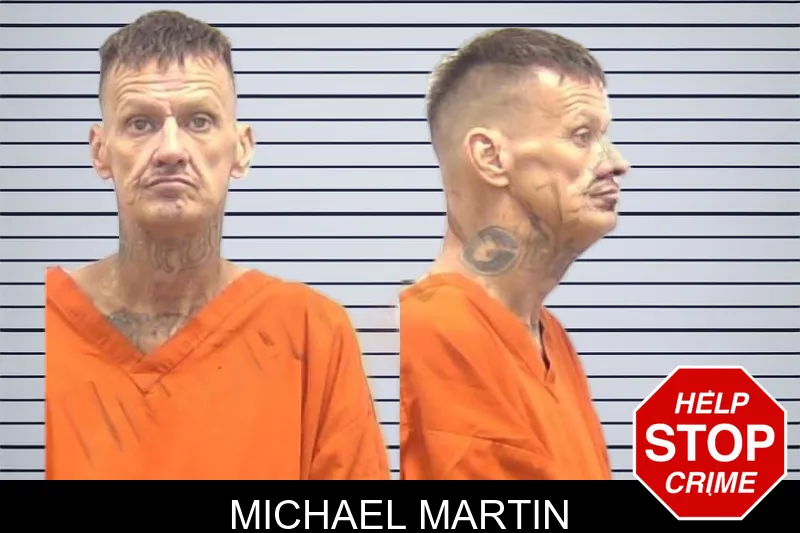Michael Martin mugshot