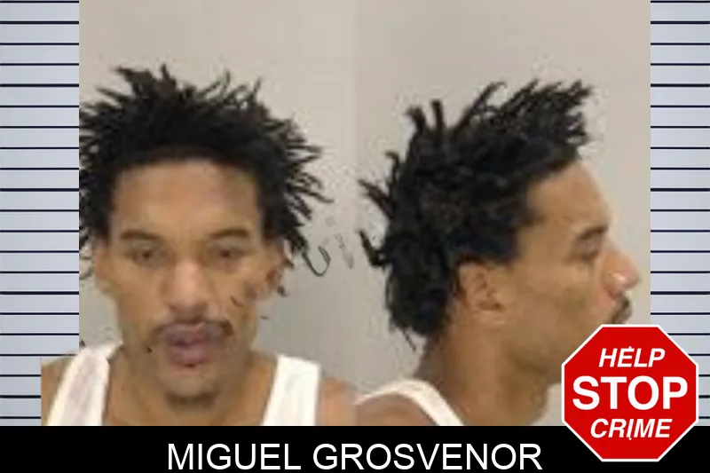 Miguel Grosvenor mugshot