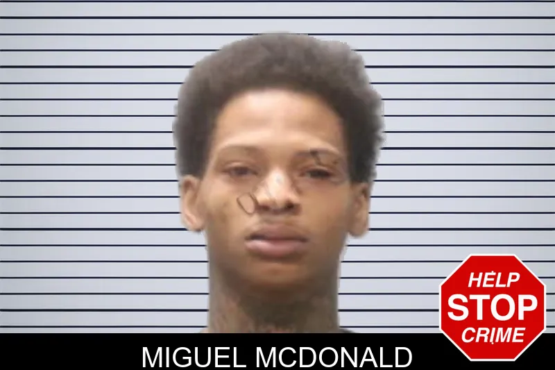 Miguel McDonald mugshot