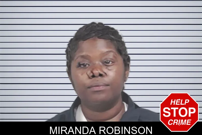 Miranda Robinson mugshot