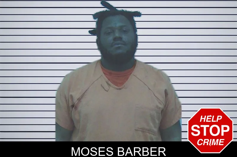 Moses Barber mugshot