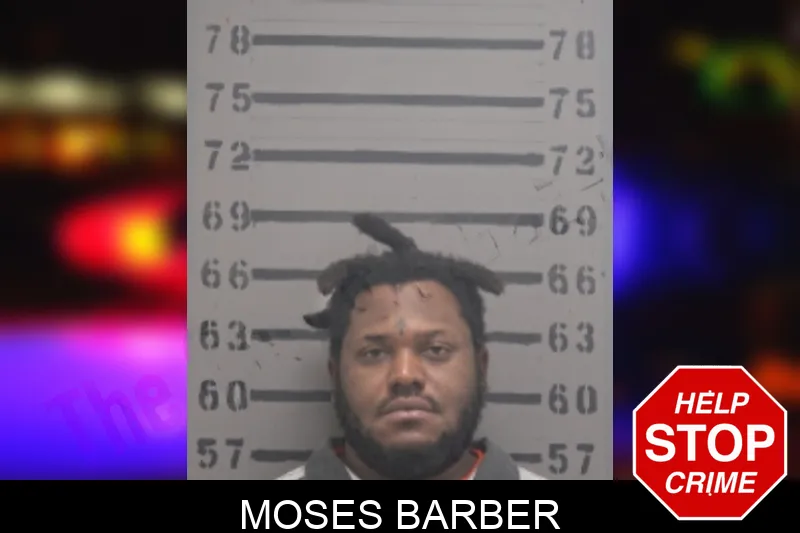 Moses Barber mugshot