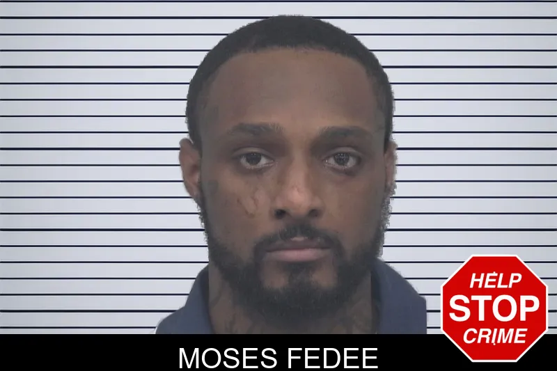 Moses Fedee mugshot