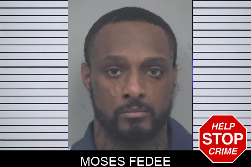 Moses Fedee mugshot