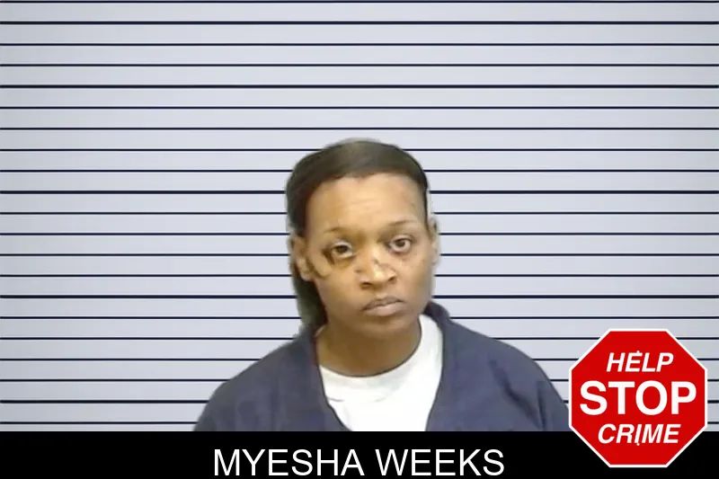 Myesha Weeks mugshot