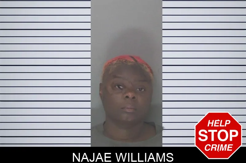 Najae Williams mugshot