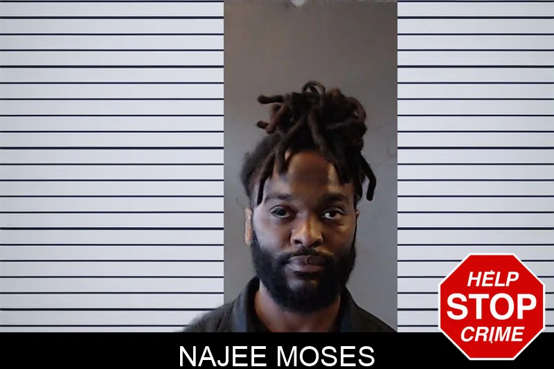 Najee Moses mugshot