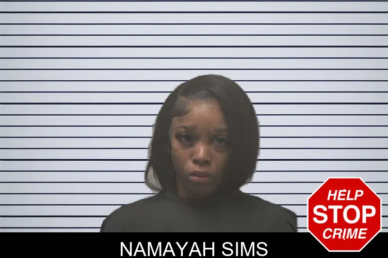 Namayah Sims mugshot
