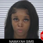Namayah Sims mugshot
