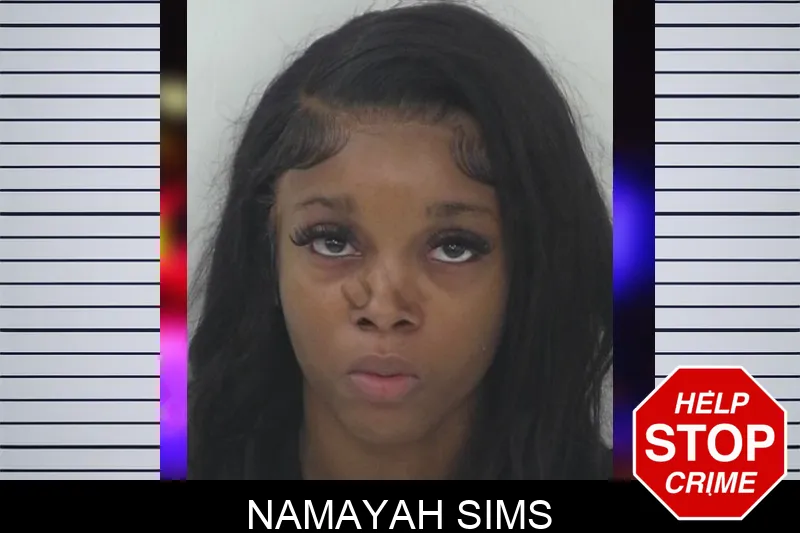 Namayah Sims mugshot