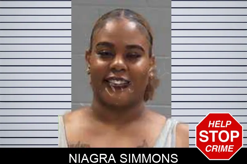 Niagra Simmons mugshot