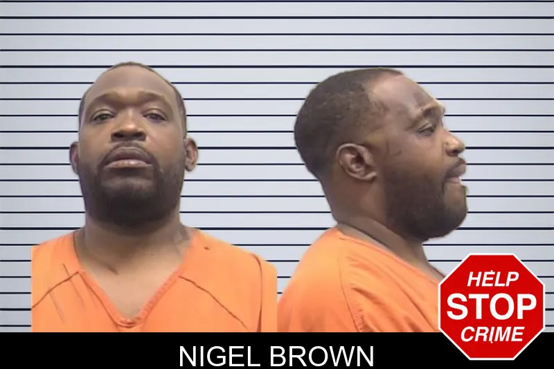 Nigel Brown mugshot