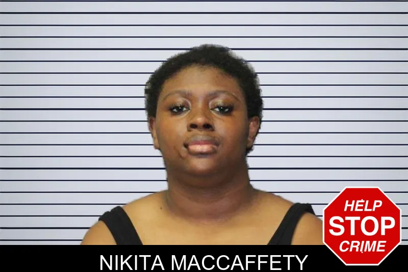 Nikita Maccaffety mugshot