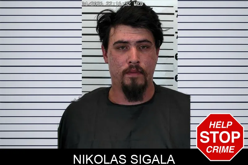 Nikolas Sigala mugshot