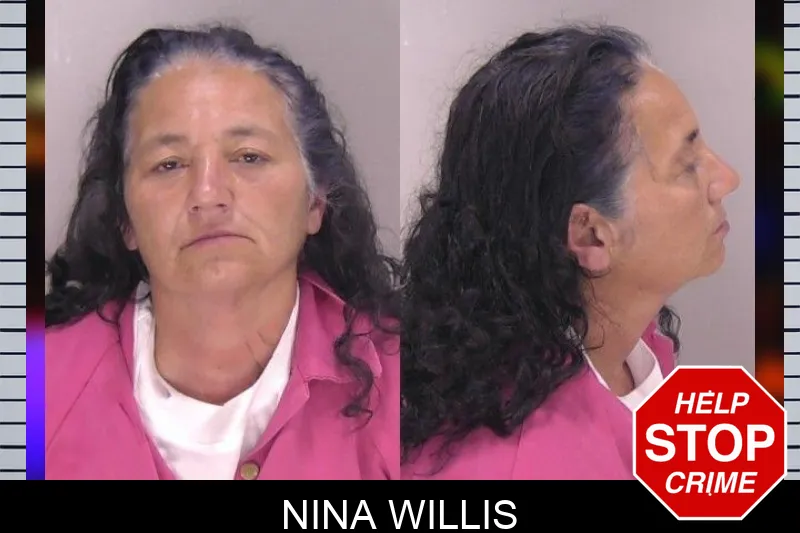 Nina Willis mugshot