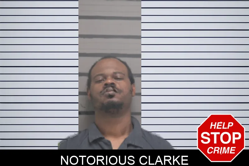 Notorious Clarke mugshot