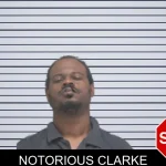 Notorious Clarke mugshot