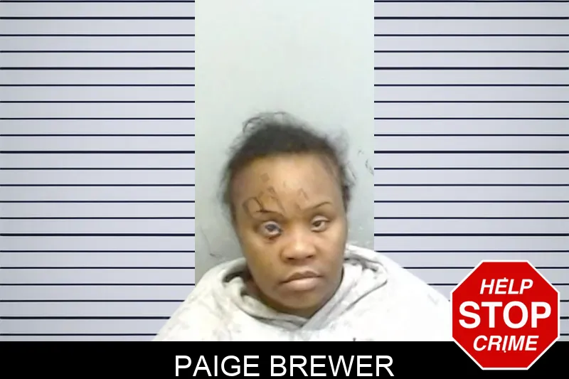 Paige Brewer mugshot