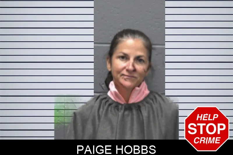 Paige Hobbs mugshot