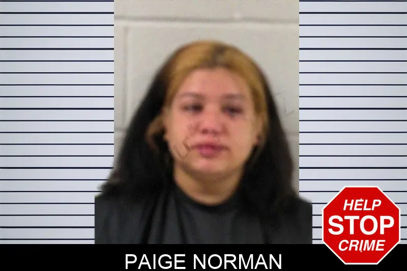 Paige Norman mugshot