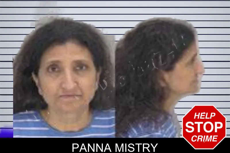 Panna Mistry mugshot
