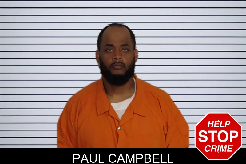 Paul Campbell mugshot