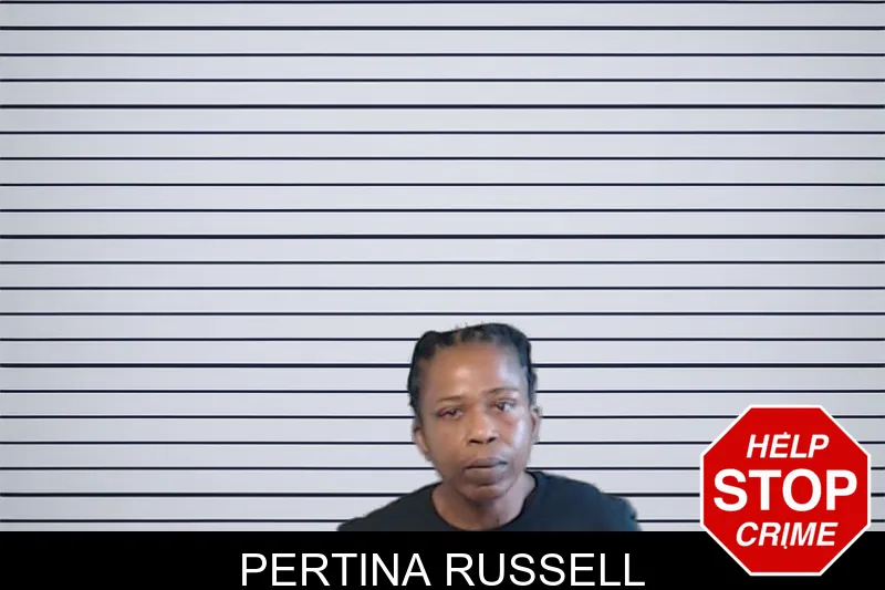 Pertina Russell mugshot