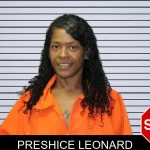 Preshice Leonard mugshot
