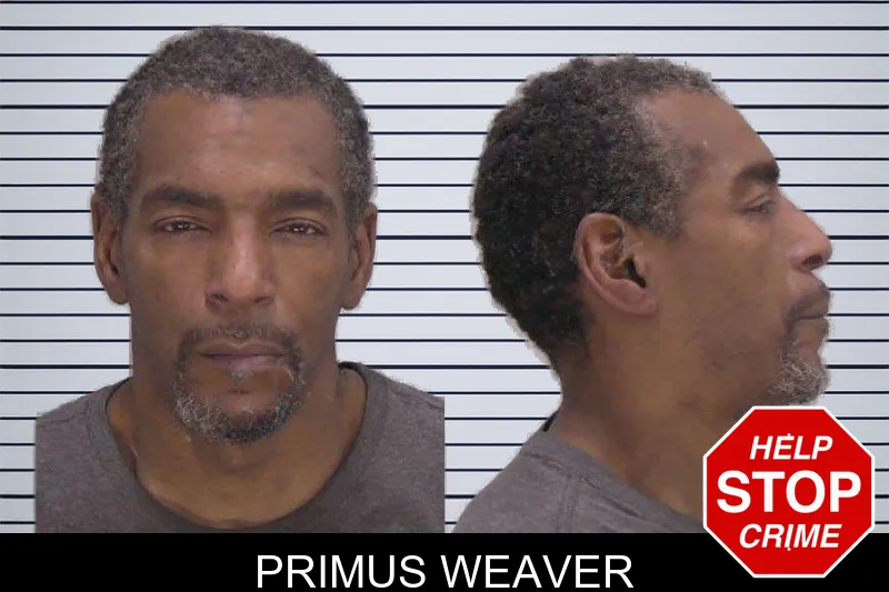 Primus Weaver mugshot