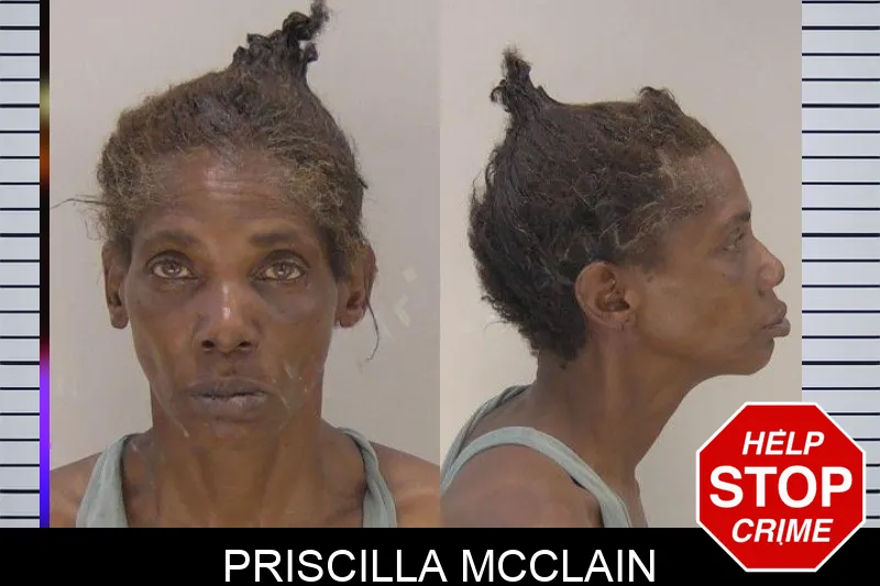 Priscilla McClain mugshot