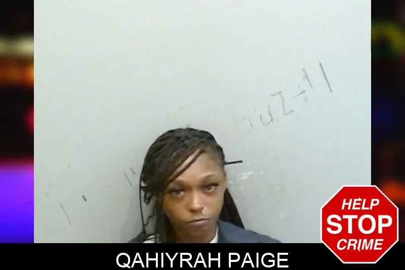 Qahiyrah Paige mugshot