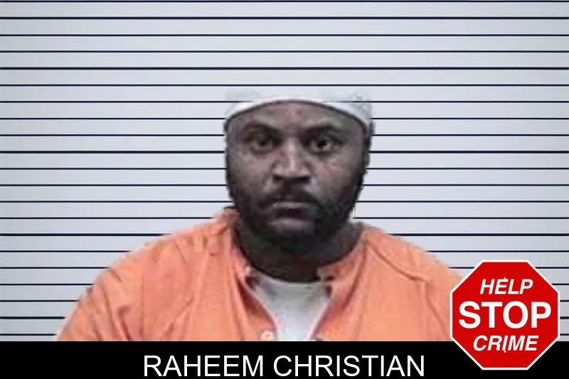Raheem Christian mugshot