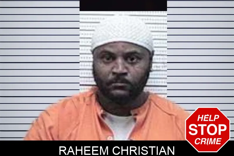 Raheem Christian mugshot