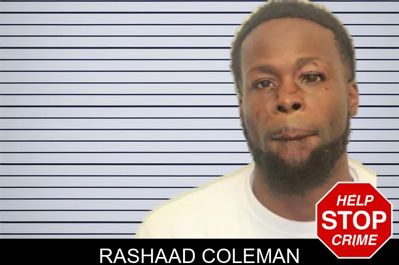 Rashaad Coleman mugshot