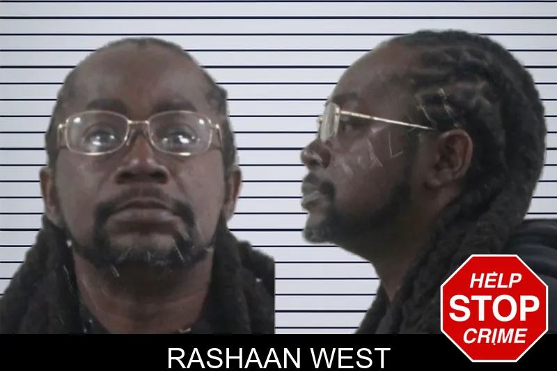 Rashaan West mugshot