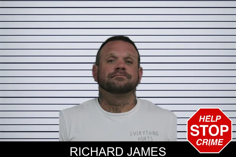 Richard James mugshot