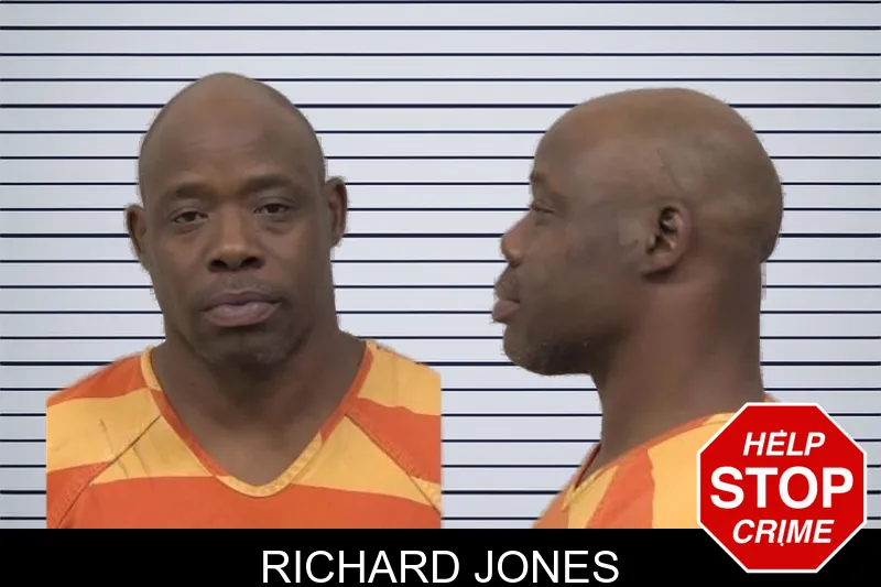 Richard Jones mugshot